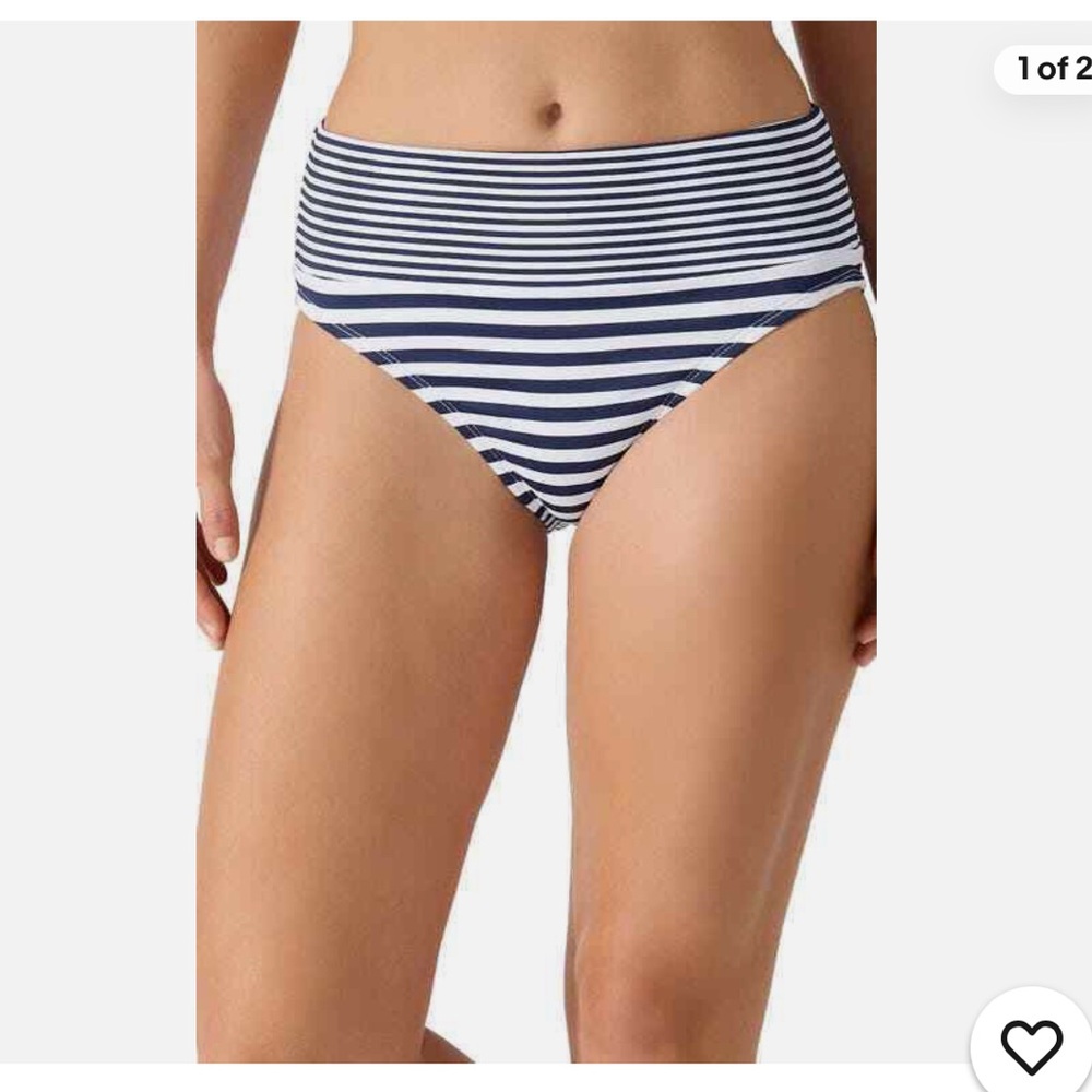 Tommy Bahama Breaker Bay High Waist Bikini Bottoms  
Mare Navy Size XL